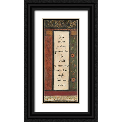. Black Ornate Wood Framed Art Print with Double Matting by Haynes, Smith
