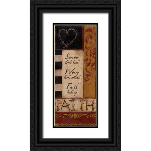 . Black Ornate Wood Framed Art Print with Double Matting by Haynes, Smith
