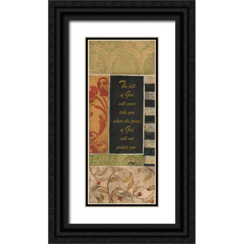 . Black Ornate Wood Framed Art Print with Double Matting by Haynes, Smith