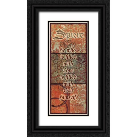 . Black Ornate Wood Framed Art Print with Double Matting by Haynes, Smith