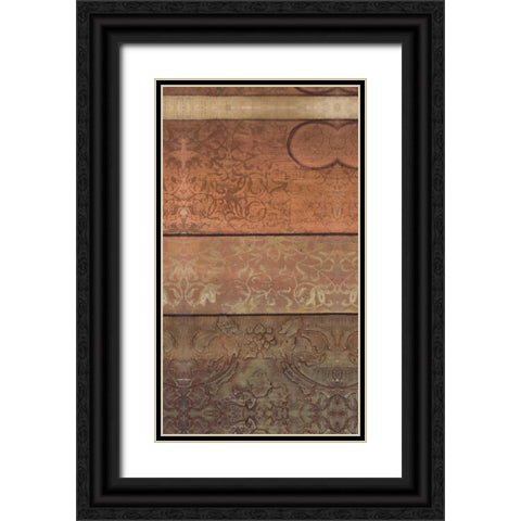 . Black Ornate Wood Framed Art Print with Double Matting by Haynes, Smith