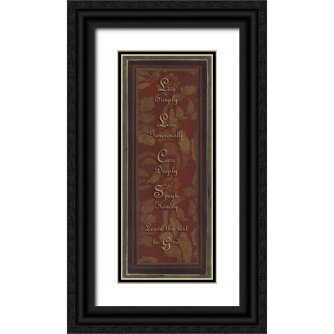. Black Ornate Wood Framed Art Print with Double Matting by Haynes, Smith