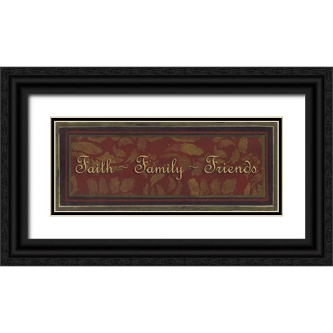 . Black Ornate Wood Framed Art Print with Double Matting by Haynes, Smith
