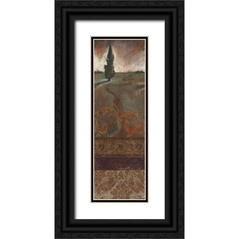 . Black Ornate Wood Framed Art Print with Double Matting by Haynes, Smith