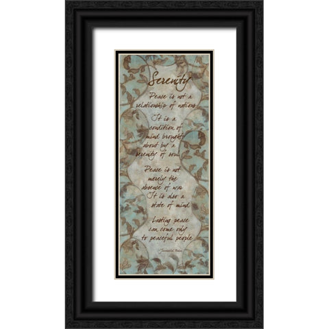 . Black Ornate Wood Framed Art Print with Double Matting by Haynes, Smith