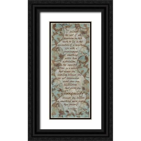 . Black Ornate Wood Framed Art Print with Double Matting by Haynes, Smith