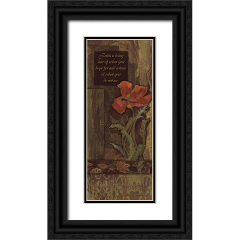 . Black Ornate Wood Framed Art Print with Double Matting by Haynes, Smith