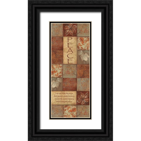 . Black Ornate Wood Framed Art Print with Double Matting by Haynes, Smith