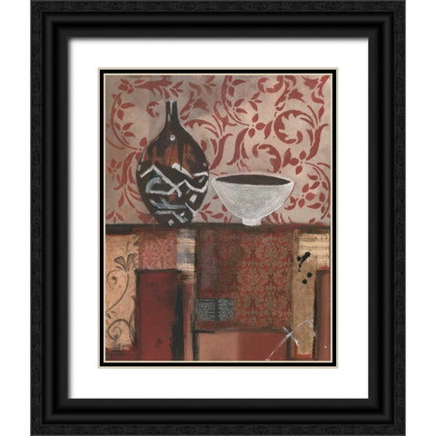 . Black Ornate Wood Framed Art Print with Double Matting by Haynes, Smith