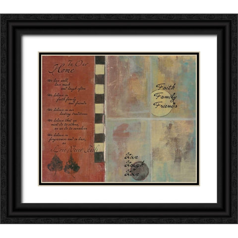 . Black Ornate Wood Framed Art Print with Double Matting by Haynes, Smith