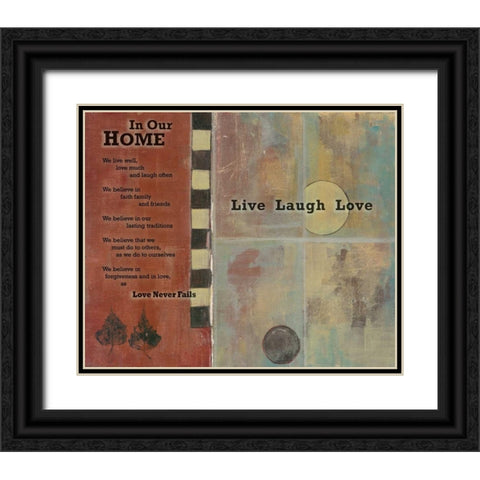 . Black Ornate Wood Framed Art Print with Double Matting by Haynes, Smith