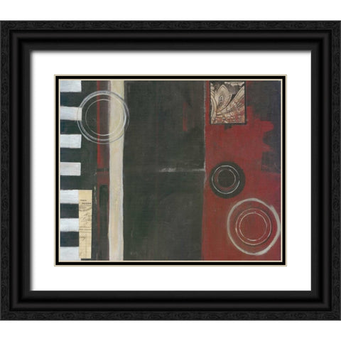 . Black Ornate Wood Framed Art Print with Double Matting by Haynes, Smith