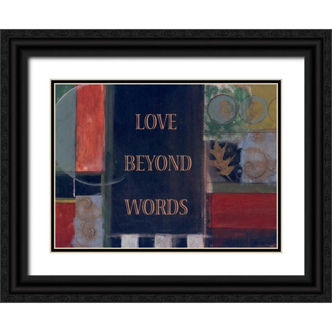 . Black Ornate Wood Framed Art Print with Double Matting by Haynes, Smith