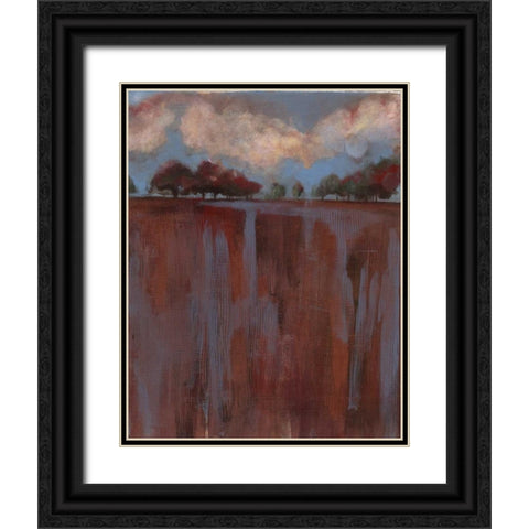 . Black Ornate Wood Framed Art Print with Double Matting by Haynes, Smith