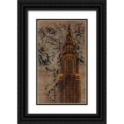 . Black Ornate Wood Framed Art Print with Double Matting by Haynes, Smith