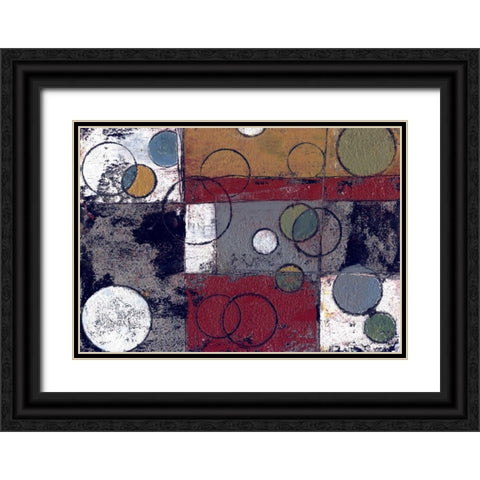 . Black Ornate Wood Framed Art Print with Double Matting by Haynes, Smith