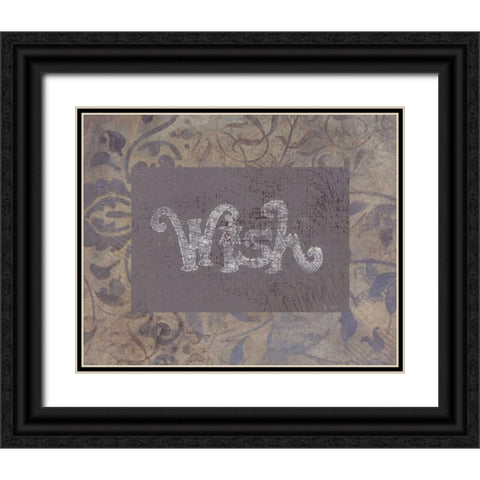 . Black Ornate Wood Framed Art Print with Double Matting by Haynes, Smith