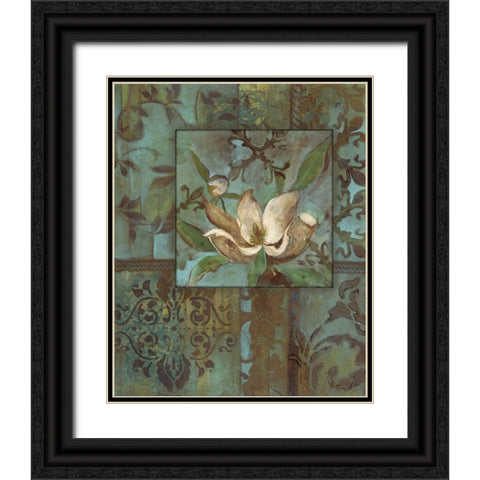 . Black Ornate Wood Framed Art Print with Double Matting by Haynes, Smith