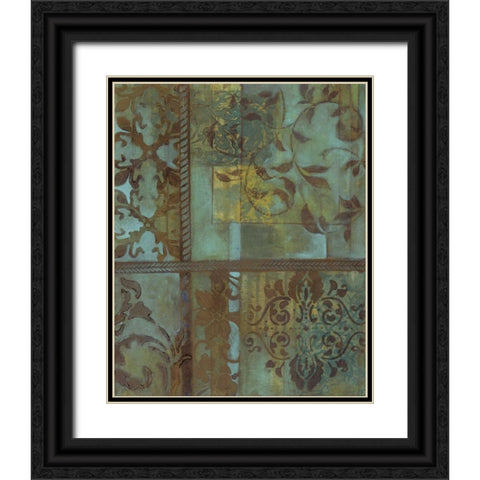 . Black Ornate Wood Framed Art Print with Double Matting by Haynes, Smith