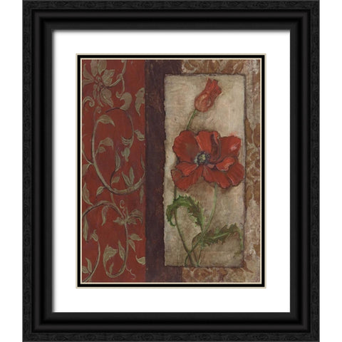 . Black Ornate Wood Framed Art Print with Double Matting by Haynes, Smith