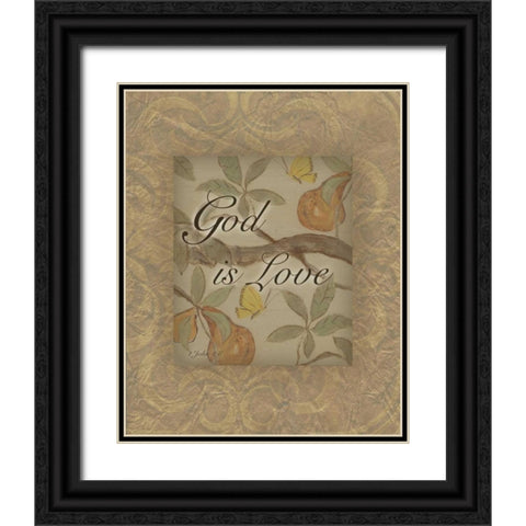 . Black Ornate Wood Framed Art Print with Double Matting by Haynes, Smith