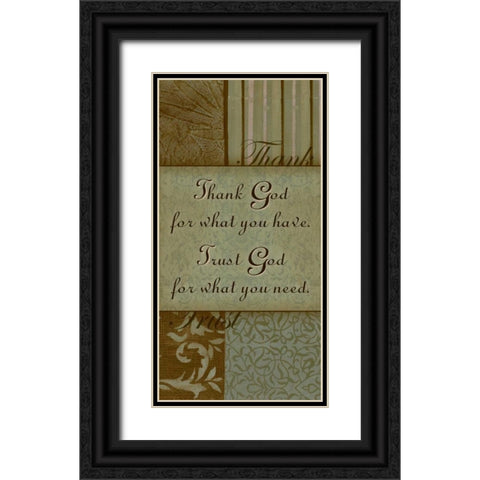 . Black Ornate Wood Framed Art Print with Double Matting by Haynes, Smith