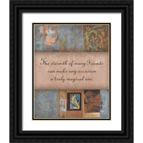 . Black Ornate Wood Framed Art Print with Double Matting by Haynes, Smith