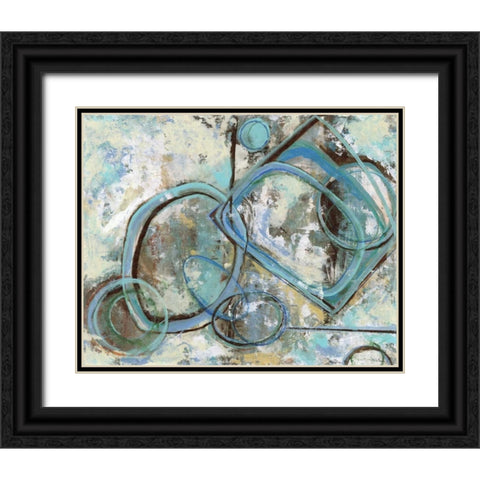 . Black Ornate Wood Framed Art Print with Double Matting by Haynes, Smith