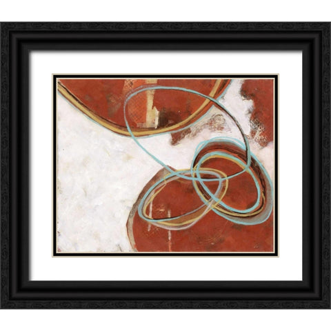 . Black Ornate Wood Framed Art Print with Double Matting by Haynes, Smith