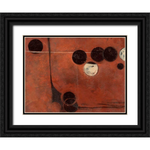 . Black Ornate Wood Framed Art Print with Double Matting by Haynes, Smith