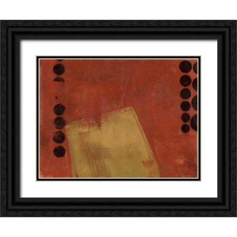 . Black Ornate Wood Framed Art Print with Double Matting by Haynes, Smith