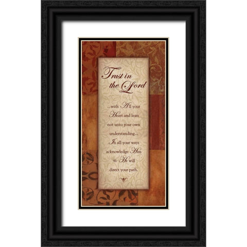 . Black Ornate Wood Framed Art Print with Double Matting by Haynes, Smith