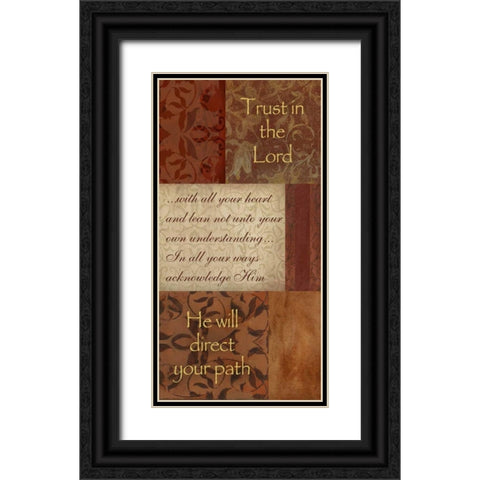 . Black Ornate Wood Framed Art Print with Double Matting by Haynes, Smith