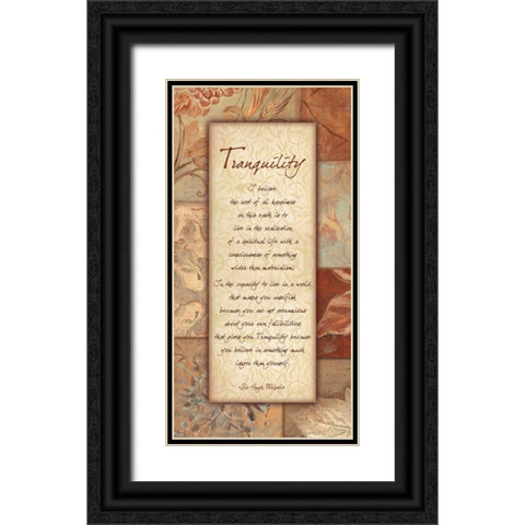. Black Ornate Wood Framed Art Print with Double Matting by Haynes, Smith