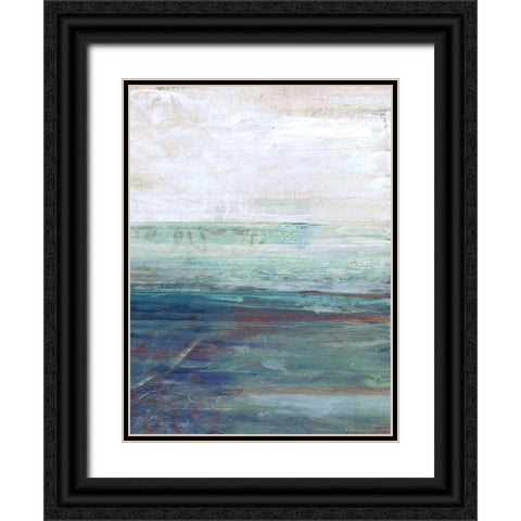 More Horizons Black Ornate Wood Framed Art Print with Double Matting by Haynes, Smith