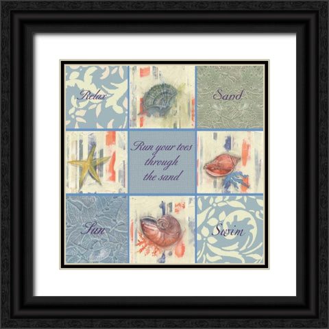 . Black Ornate Wood Framed Art Print with Double Matting by Haynes, Smith