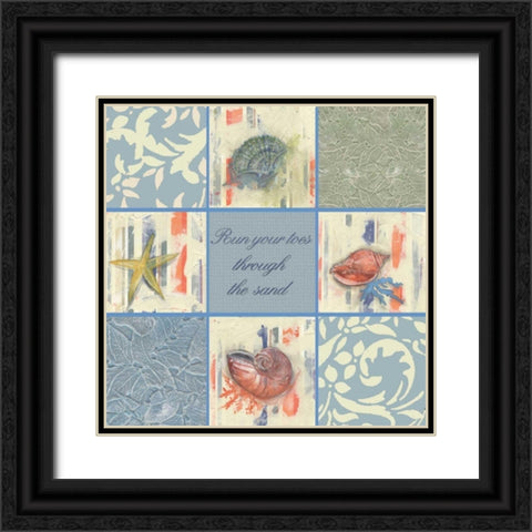 . Black Ornate Wood Framed Art Print with Double Matting by Haynes, Smith