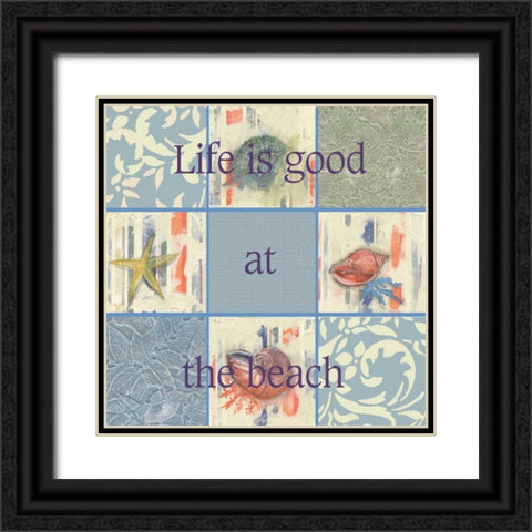 . Black Ornate Wood Framed Art Print with Double Matting by Haynes, Smith