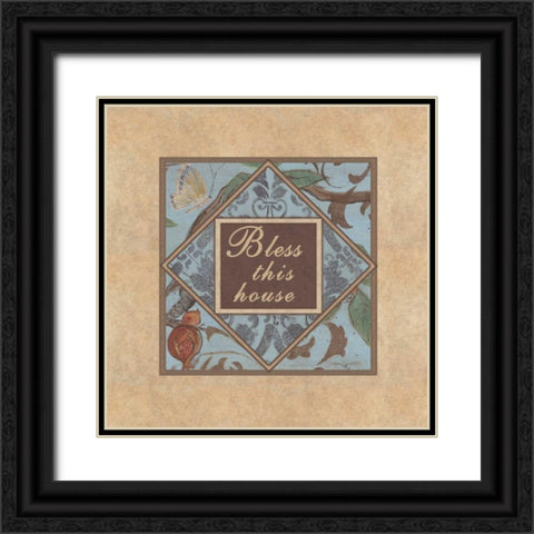 . Black Ornate Wood Framed Art Print with Double Matting by Haynes, Smith