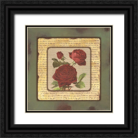 . Black Ornate Wood Framed Art Print with Double Matting by Haynes, Smith