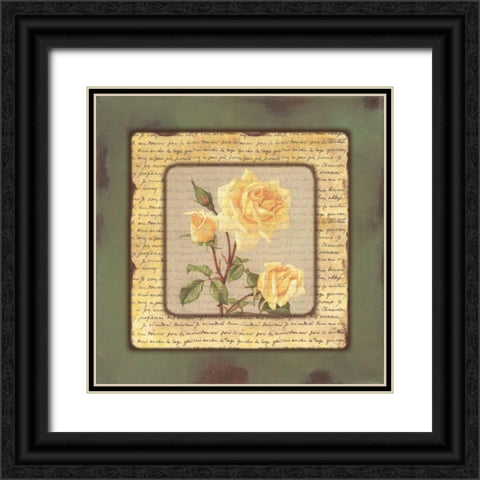 . Black Ornate Wood Framed Art Print with Double Matting by Haynes, Smith