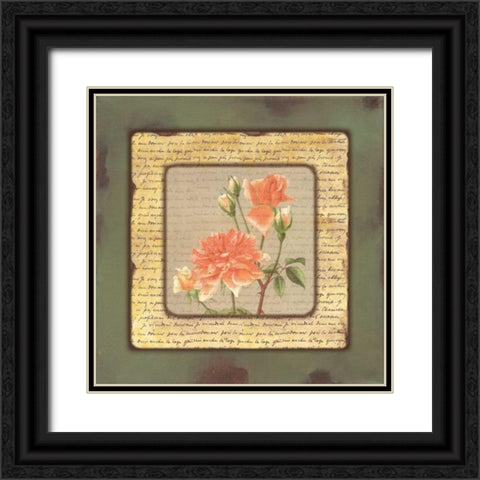 . Black Ornate Wood Framed Art Print with Double Matting by Haynes, Smith