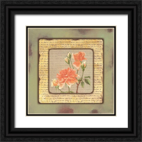 . Black Ornate Wood Framed Art Print with Double Matting by Haynes, Smith