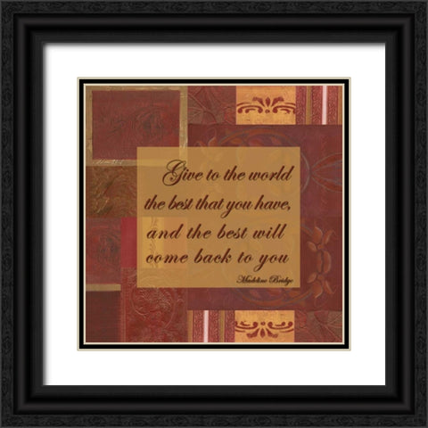 . Black Ornate Wood Framed Art Print with Double Matting by Haynes, Smith