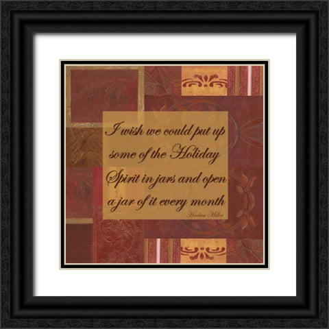 . Black Ornate Wood Framed Art Print with Double Matting by Haynes, Smith