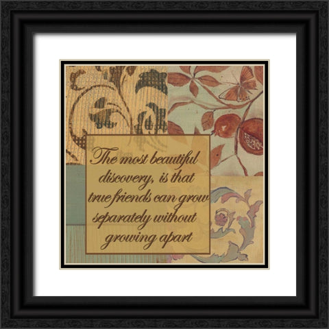 . Black Ornate Wood Framed Art Print with Double Matting by Haynes, Smith