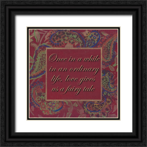 . Black Ornate Wood Framed Art Print with Double Matting by Haynes, Smith