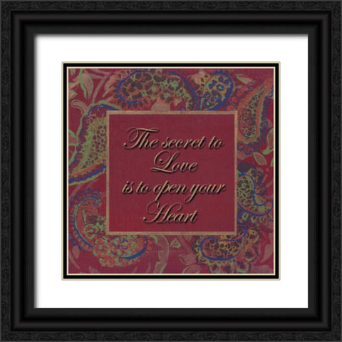 . Black Ornate Wood Framed Art Print with Double Matting by Haynes, Smith