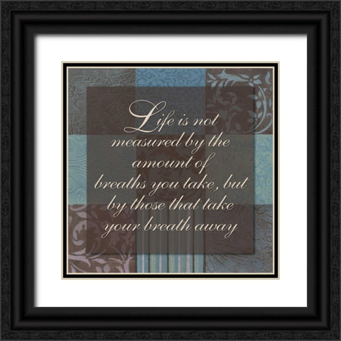 . Black Ornate Wood Framed Art Print with Double Matting by Haynes, Smith