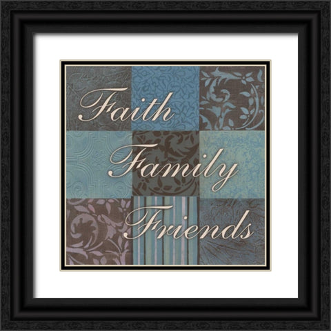 . Black Ornate Wood Framed Art Print with Double Matting by Haynes, Smith